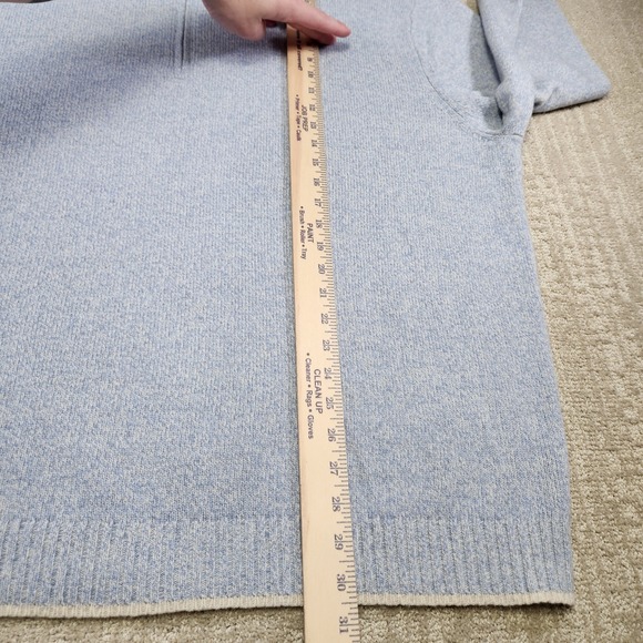 Tommy Bahama Sweater Men 3XL Merino Wool Blend 1/4 Zip Blue Knit - Picture 5 of 9